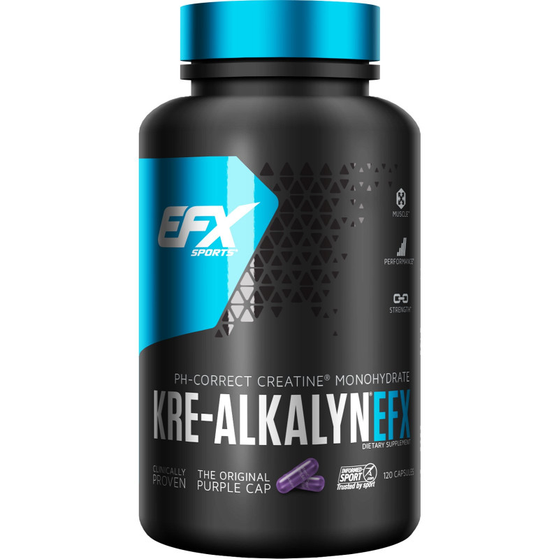 EFX Sports, Kre-Alkalyn EFX, 120 капсул