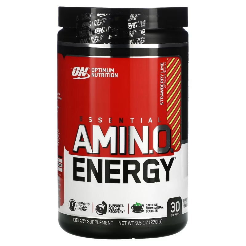 Optimum Nutrition, ESSENTIAL AMIN.O. ENERGY, Strawberry Lime, 9.5 oz (270 g)