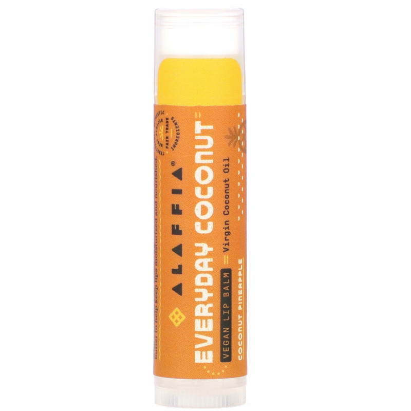 Everyday Coconut Fair Trade Lip Balm Coconut Pineapple 0.15 oz (4.25 g)