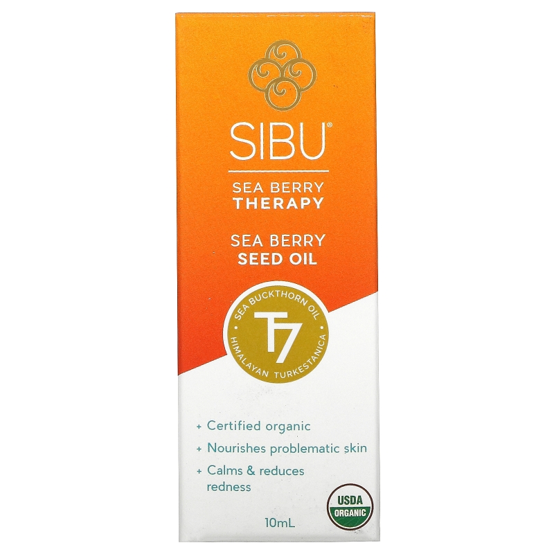 Sibu Beauty Масло из семян облепихи для всех типов кожи, для питания и увлажнения кожи, 10 мл