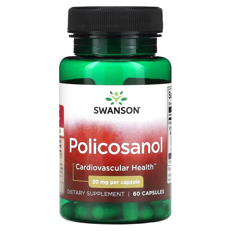 Swanson, Policosanol, 20 mg, 60 Capsules